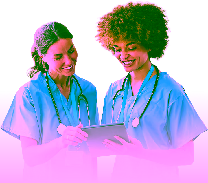 Medical professional examining patient at Just Skin Treatment Clinic